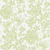 4074-26628 - Helen Light Green Floral Trail Wallpaper