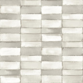 4074-26645 - Braden Silver Tile Wallpaper