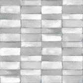 4074-26644 - Braden Grey Tile Wallpaper