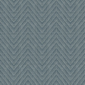 4074-26654 - Glynn Teal Chevron Wallpaper