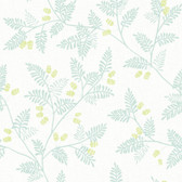 4074-26601 - Ardell Seafoam Botanical Wallpaper