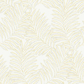 2973-90504 - Finnley Yellow Inked Fern Wallpaper