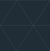 2973-91011 - Twilight Black Geometric Wallpaper