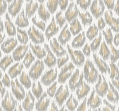 2973-90305 - Electra Wheat Leopard Spot String Wallpaper