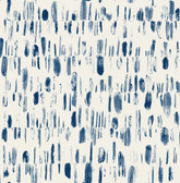 2973-90202 - Dwell Navy Brushstrokes Wallpaper