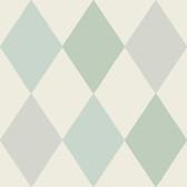 4111-63030 - Kalas Light Blue Diamond Wallpaper