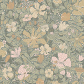 4111-63020 - Midsommar Grey Floral Medley Wallpaper