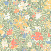 4111-63018 - Midsommar Sage Floral Medley Wallpaper
