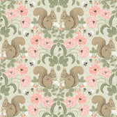 2999-44120 - Kurre Pink Woodland Damask Wallpaper