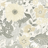 2999-13106 - Victoria Pastel Floral Nouveau Wallpaper