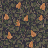 2999-13104 - Pirum Navy Pear Wallpaper
