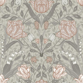 2999-44105 - Filippa Grey Tulip Wallpaper