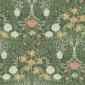 2999-24102 - Froso Green Garden Damask Wallpaper