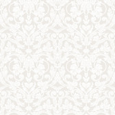 2999-14005 - Rosali Cream Scroll Damask Wallpaper