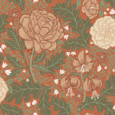 2999-14004 - Camille Red Peony & Lily Wallpaper