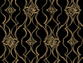 DF3371 - Pirouette Black & Gold Wallpaper