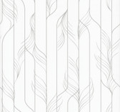 DF3302 - Elemental Thread White & Silver Wallpaper