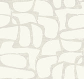 DF3353 - Craftsman Geometric White & Soft Grey Wallpaper