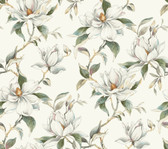 DF3311 - Garden Jewels White Wallpaper