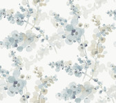 PSW1602RL - Blossom Fling Blue Peel & Stick Wallpaper