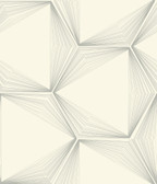 OL2718 - Silver Honeycomb Wallpaper