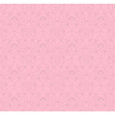 JE3552 - Contemporary Friends Forever Glitter Scroll Pink Wallpaper
