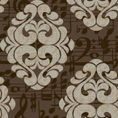 Risky Business II Tone On Tune Wallpaper RB4220 -Gray Pearl-Mocha-Chocolate Brown