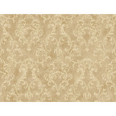 Rhapsody Small Scroll Wallpaper-VR3485 -wet sand- gleam of gold- cream
