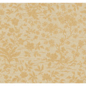 Regents Glen Asian Floral Wallpaper-PP5717-Linen-Pearled Gold