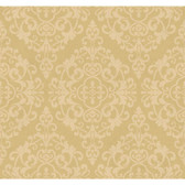 Regents Glen Damask Spot Wallpaper-PP5725-Bronzed Gold-Deep Cream