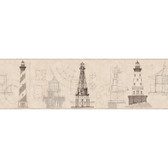 AM8648BD - American Classics Architectural Lighthouse Ecru-Grey Border Pattern