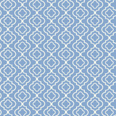 Kitchen & Bath Small Trellis Blue-White Wallpaper KH7086