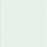 Ashford Stripes Taffeta Ticking Wallpaper SA9130 in Aqua Blue and Off White