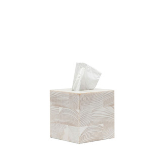 Clam Stone Tissue Box