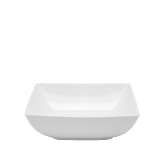 White Square Salad Bowl