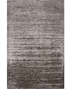 HAND WOVEN LUSTROUS CHARCOAL VISCOSE RUG
