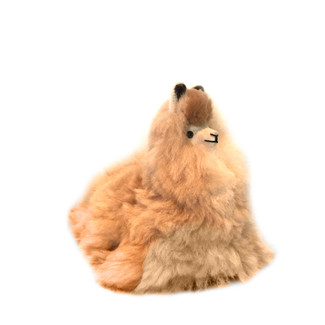 Sitting Alpaca Plush Toy