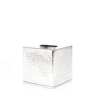 Hammered Metal Tissue Box