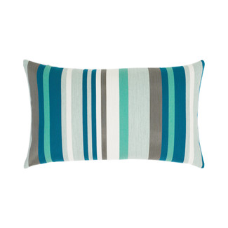 Lagoon Stripe Lumbar Accent Pillow