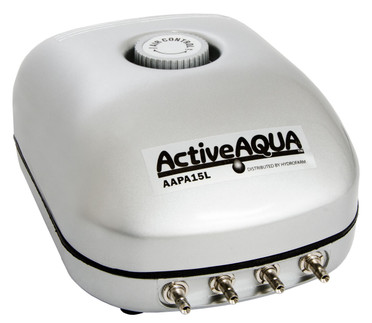 Active Aqua Air Pump 4 Outlets 6W 15L/min 16/cs AAPA15L