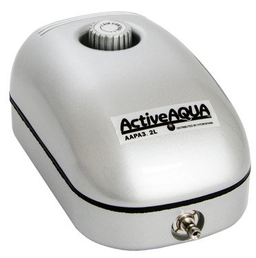 Active Aqua Air Pump 1 Outlet 2W 3.2L/min 40/cs AAPA3.2L