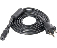 Hydrofarm PH/DE 240V Power Cord w/Ferrite Ring 30/cs BACD10