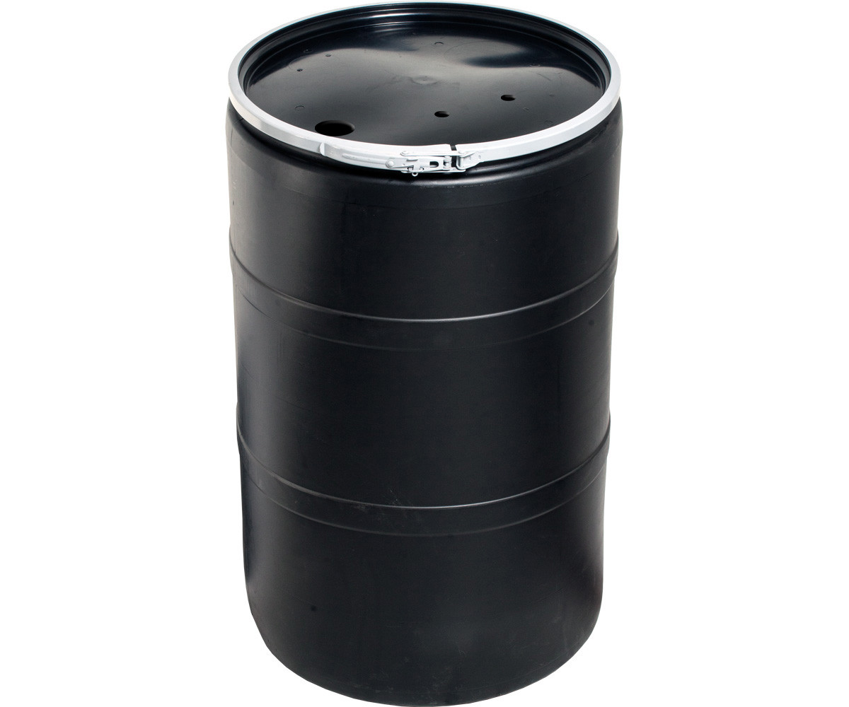 55 Gallon Drum w/Drilled Lid & Lock DRM58T Dealzer