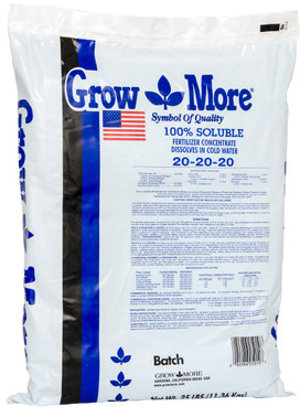 Grow More Water Soluble 20-20-20 25lb GR35010