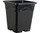 Active Aqua 12x12 Square Black Pot 12 Tall, 24 per case HG12X12SB