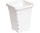 Active Aqua 5x5 Square White Pot, 7 Tall, 100 per case HG5X5SW