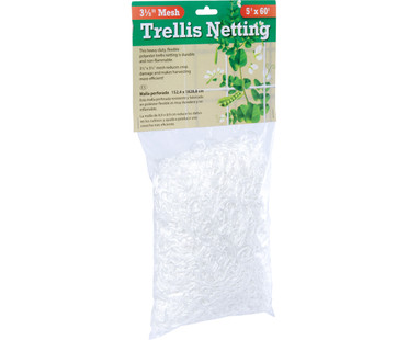 Hydrofarm Trellis Netting 3.5 Mesh, woven, 5 x 60 HGN60S