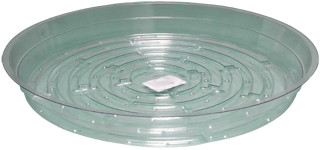 Hydrofarm Clear 10 inch Saucer, pack of 25 HGS10