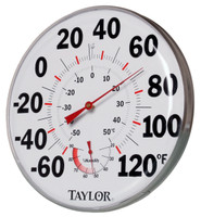 Taylor Precision Products Temperature/Humidity Gauge HGTHG