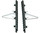 SunBlaster Universal T5 Light Strip Hanger 6/cs SL0900099